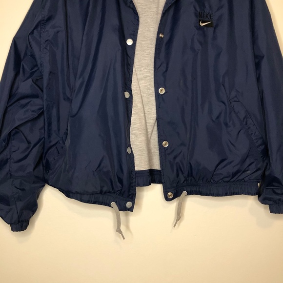 Vintage Nike Button Down Windbreaker Jacket Medium - Picture 4 of 5
